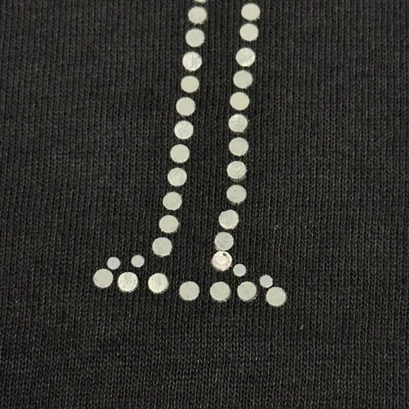 Vintage Mark's 1804 Rhinestone Men's Single Stitch Black Pocket T-Shirt Size XL - Picture 11 of 16